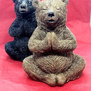 Stampo in silicone a forma di orso yoga Stampo per sapone natalizio Stampo per animali Stampo in silicone a forma di orso Stampo per sapone Stampo per resina epossidica Stampo per candele Forniture per sapone