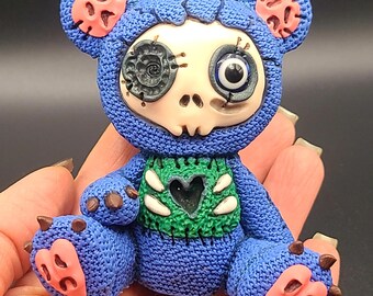 Creepy Bear Silicone Mold for Soap, Resin, Cement - Halloween, Christmas