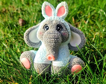 Elefant Silikonform - Seife, Kerze, Ton, Zement, Gartendeko