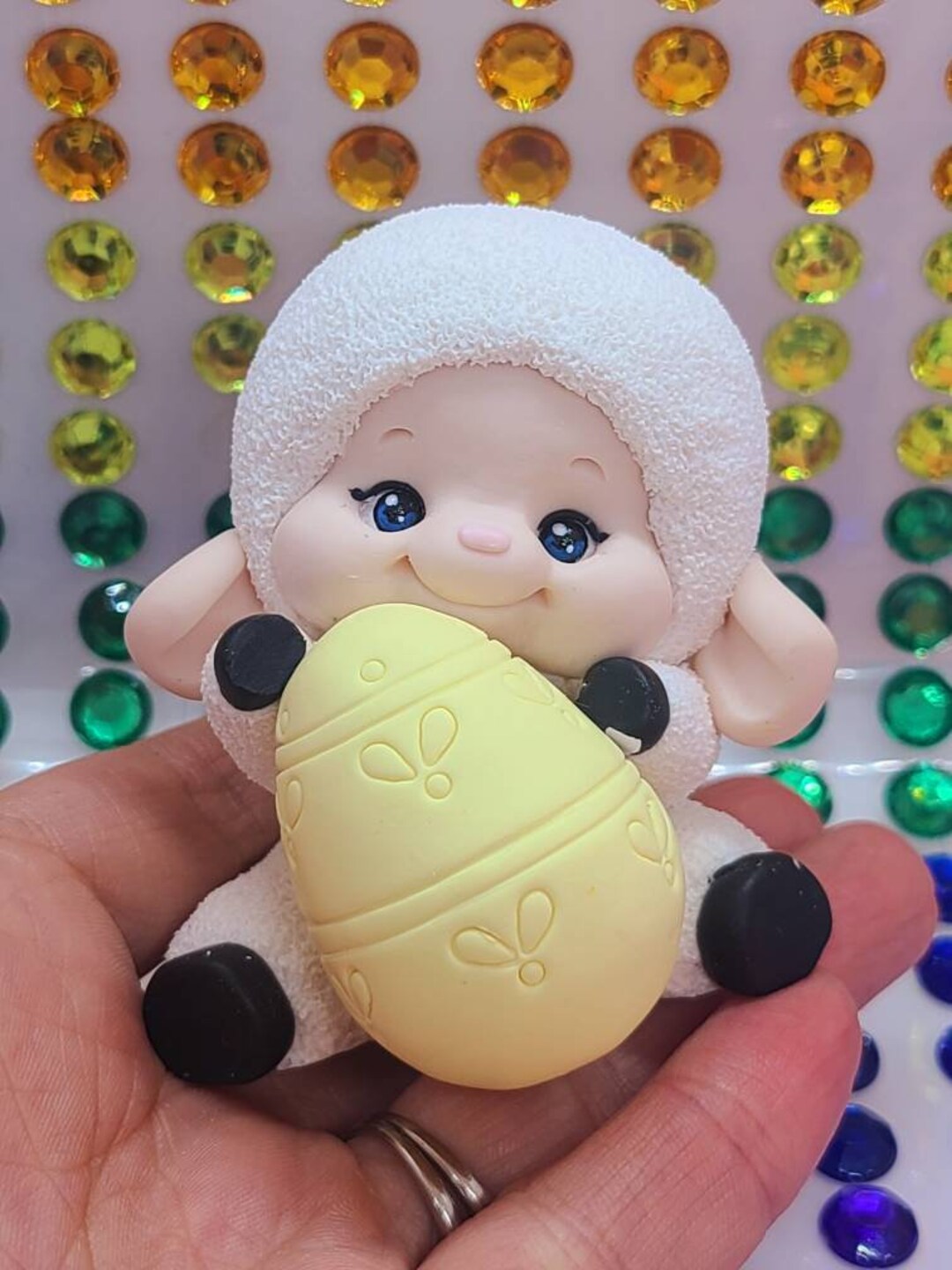 Sheep Shape Mold Easter Sheep Mold Easter Egg Mold Soap Mold for Easter