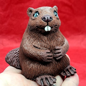 Stampo in silicone a forma di castoro Stampo a forma di castoro carino Stampo a forma di animale Stampo per sapone a forma di castoro Stampo per plastica Stampo per cemento Stampo per argilla Stampo di Pasqua