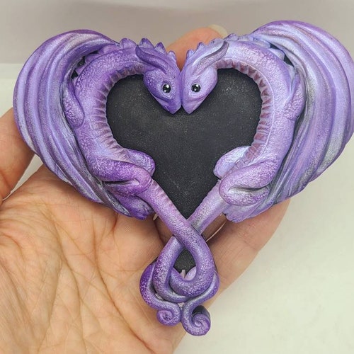 Dragon Silicone Mold Dragon Soap Mold Dragons in Love Mold Etsy