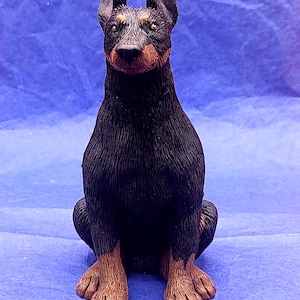 Doberman Dog Silicone Mold, Puppy Soap/Candle Mold