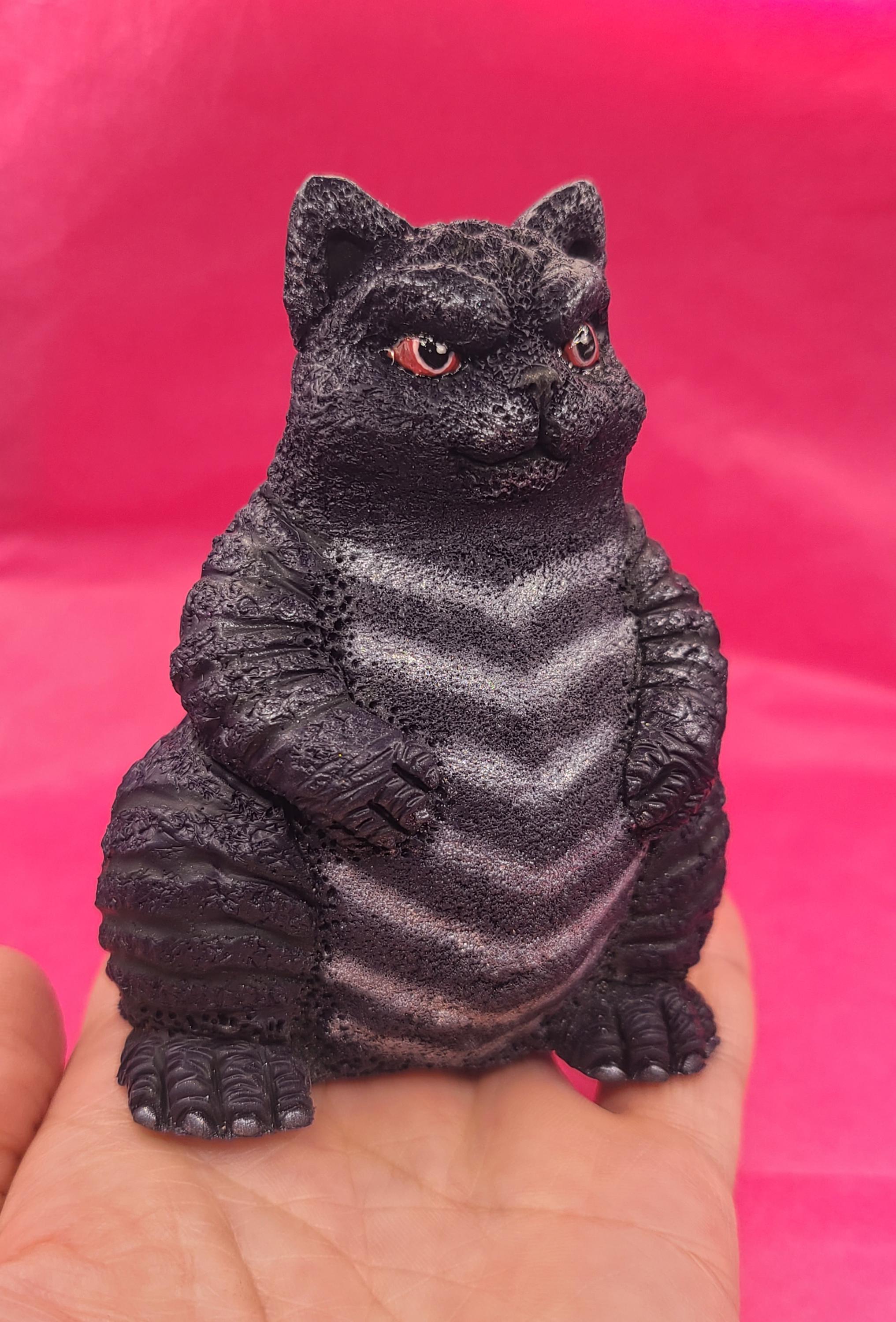 Catzilla Mold Godzilla Mold Cat Soap Mold Mold for Epoxy Resin