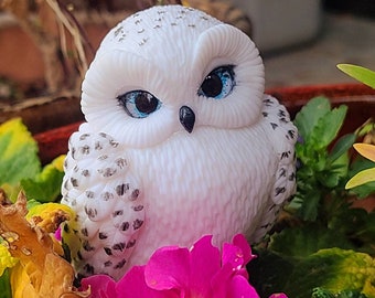 3D Polar Owl Silicone Mold: Soap, Epoxy, Candle Making
