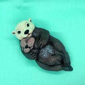 Stampo in silicone a forma di lontra: creazione di sapone, resina e candele