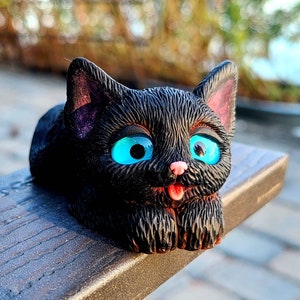 Black cat mold Cat silicone mold Cute cat mold Mold for soap Mold for epoxy resin Gift for artists Mold for plastic Art tools 3d mold
