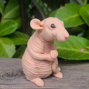 Stampo in silicone a forma di topo sfinge: candela, sapone, resina, cemento