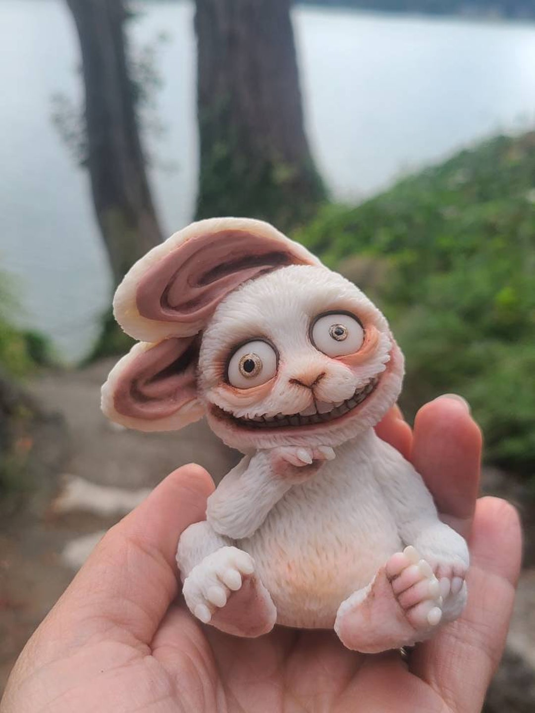Creepy Rabbit Silicone Mold for Soap, Resin, Cement - Halloween ...