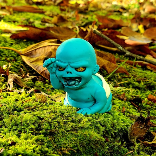Zombie silicone mold Baby zombie silicone mold Zombie mold for soap Gnome mold for candles Mold for plastic Unique mold Soap supplies