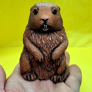 Stampo in silicone per marmotta Stampo per marmotta carina Stampo a forma di animale Stampo per sapone per marmotta Stampo per plastica Stampo per cemento Stampo per argilla Stampo di Pasqua