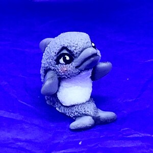 Mini mold Dolphin silicone mold Ocean animal mold Mold for plastic Mold for toy Supplies for soap Mold for clay Mold for epoxy resin