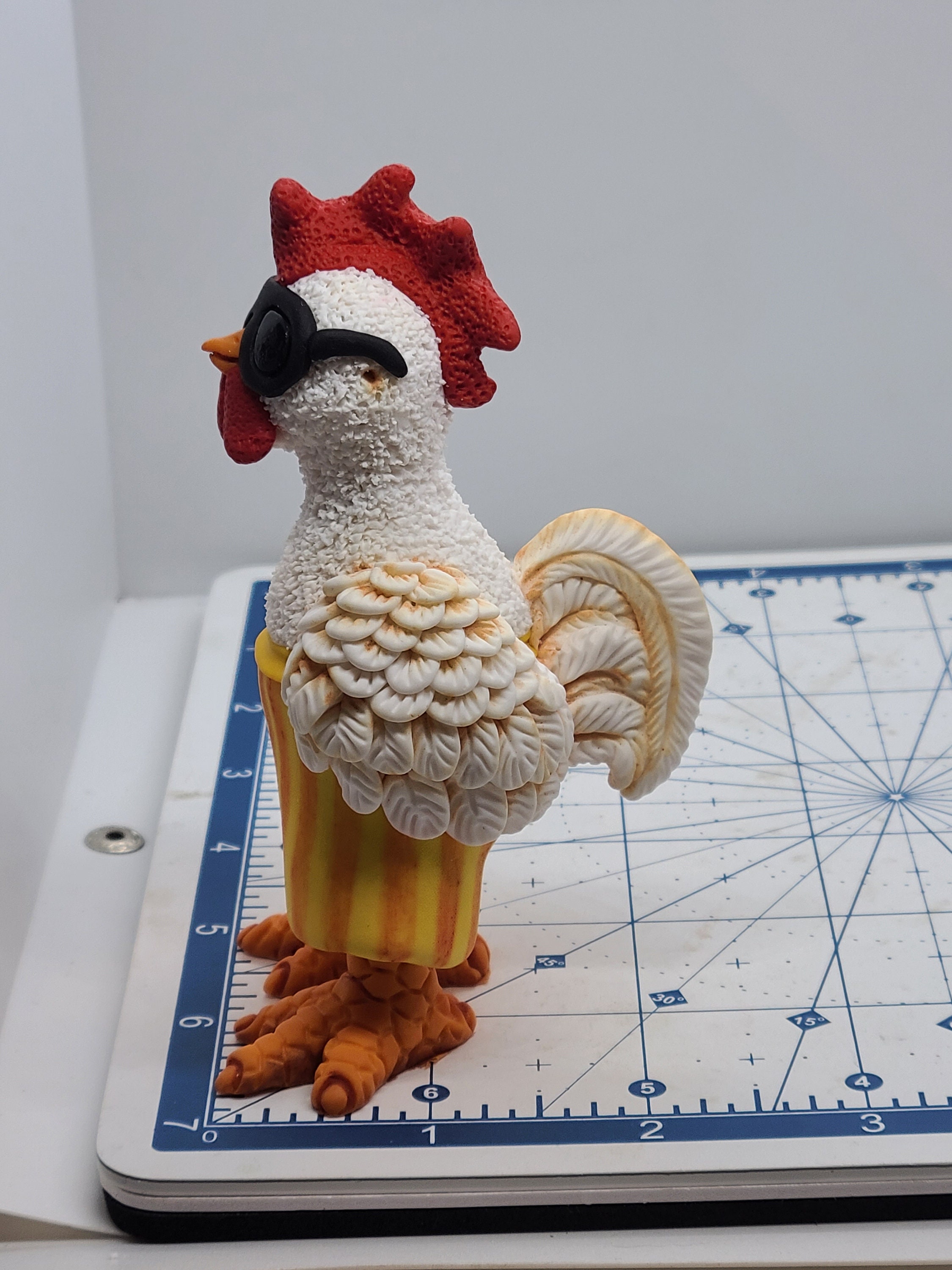 Moules en silicone en forme de statue de coq pour la fabrication de savon, décoration d'intérieur, moules en silicone en résine époxy résistant à la température