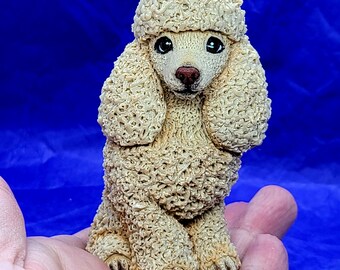 Poodle dog silicone mold Dog puppy silicone mold Poodle mold for plastic Mold for toys Dog shape mold Mold for soap mold for candle