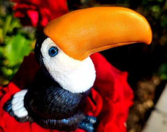 3D Toucan Silicone Mold, Tropical Bird Soap/Resin Mold