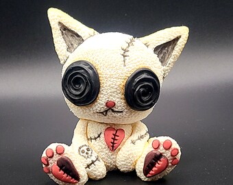 Creepy Cat Silicone Mold for Soap, Resin, Cement - Halloween, Christmas