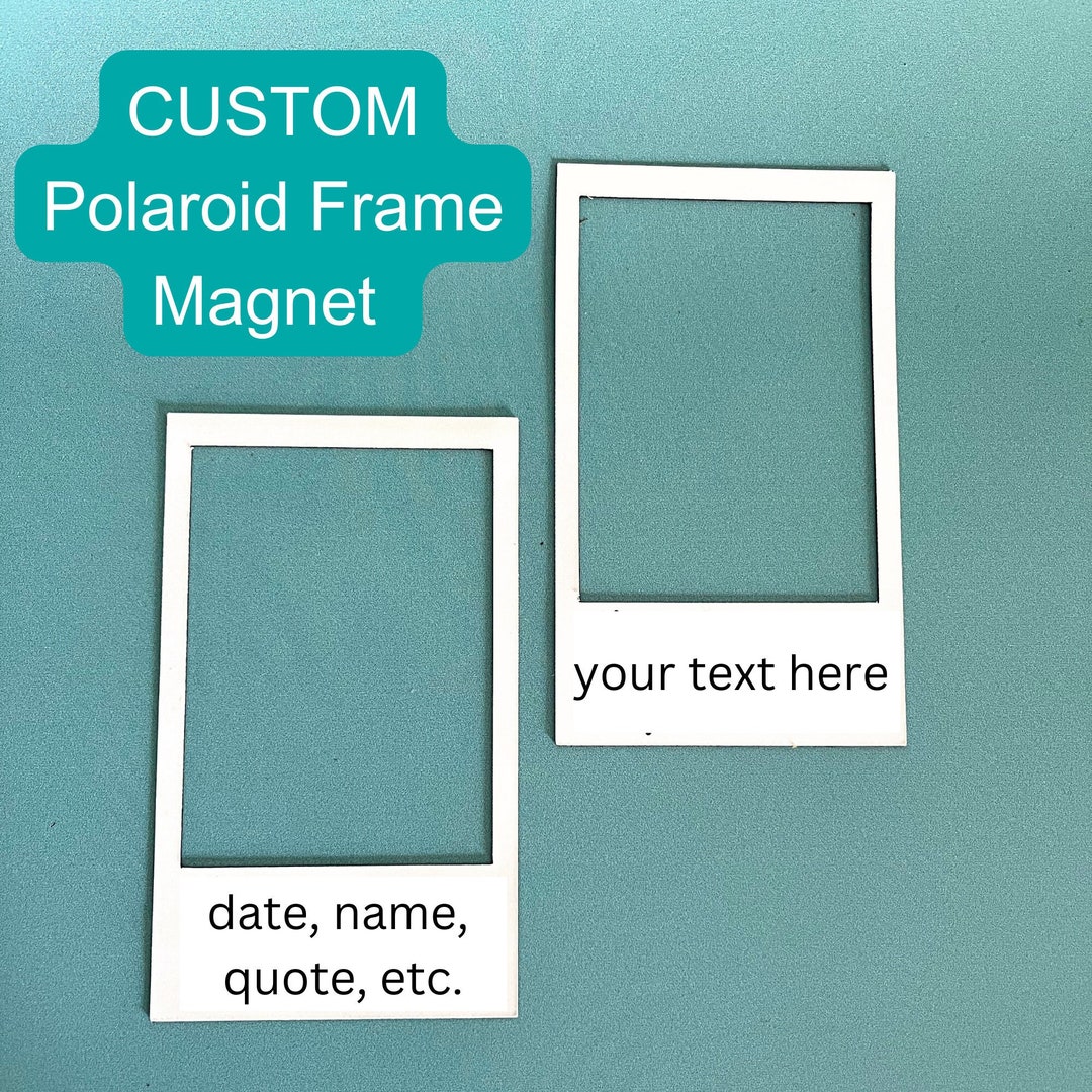 CUSTOM Photo Frame Personalized Mini Polaroid Frame Etsy
