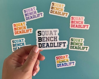 SBD | Squat Bench Deadlift sticker