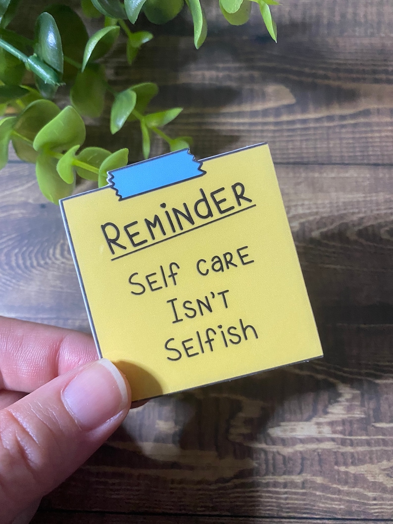 mental health sticky note stickers / mental health reminder stickers / positive thoughts stickers /mental health matters / waterproof image 10