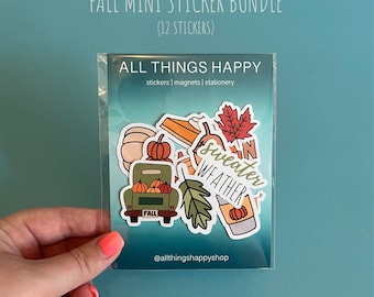 Herbst Mini Sticker Set | 12 Sticker | Journal/Planer Sticker