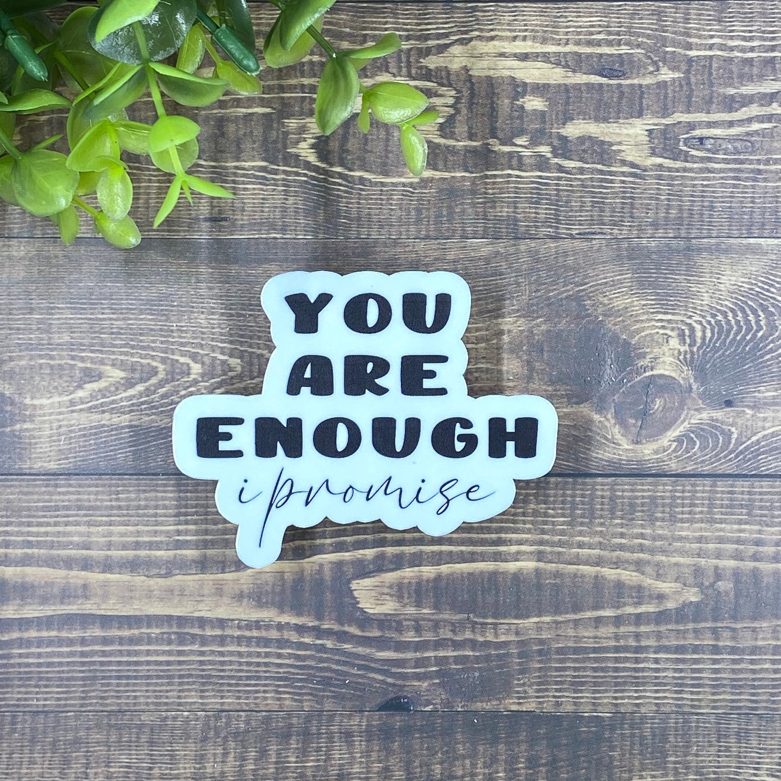 You are enough sticker Etsy