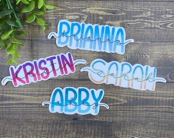 CUSTOM name stickers