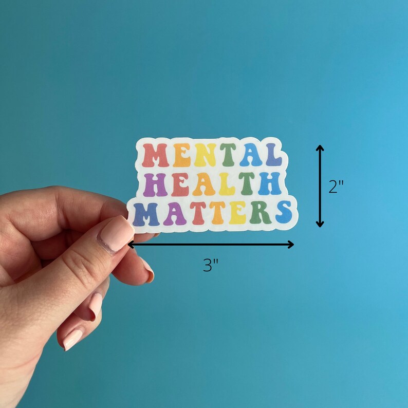 Mental Health Matters Sticker - Etsy