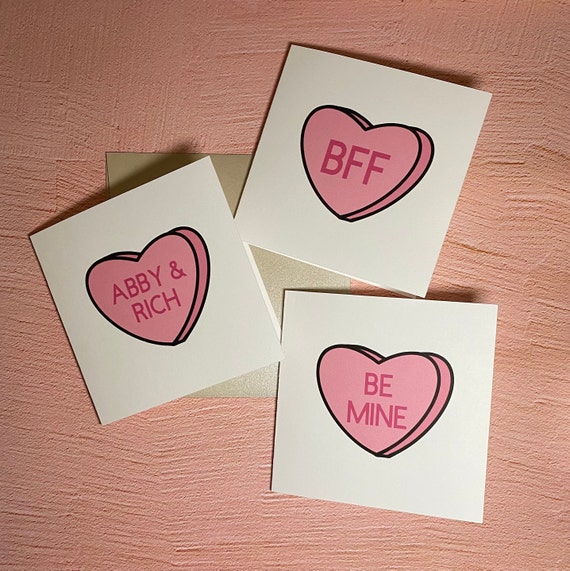 Feliz Dia De San Valentin Candy Hearts Card – Isabella MG & Co.