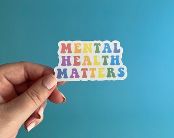 mental health matters sticker