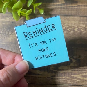 mental health sticky note stickers / mental health reminder stickers / positive thoughts stickers /mental health matters / waterproof image 7