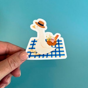 Picnic Goose sticker