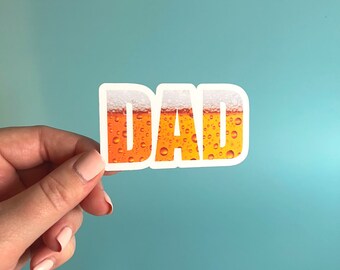 Pegatina DAD / Cerveza / Pegatina del Día del Padre
