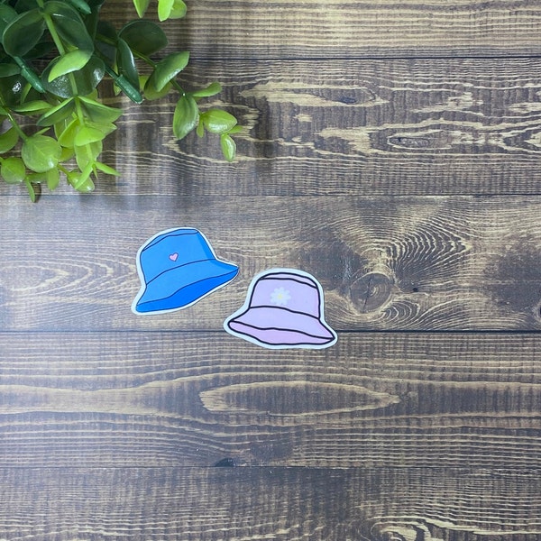 bucket hat stickers