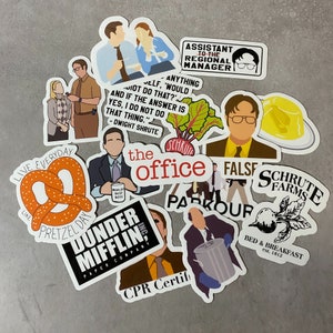 Dunder Mifflin Paper Company Logo Sticker Decal (The Office Funny tv Show)  3 x 4 inch c