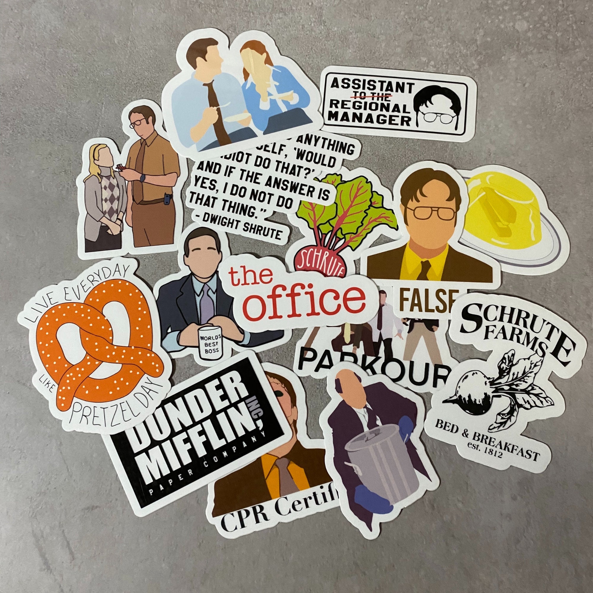 The Office Dunder Mifflin Logo Sticker for Sale by BrenPrib