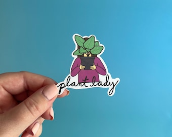 plant lady sticker