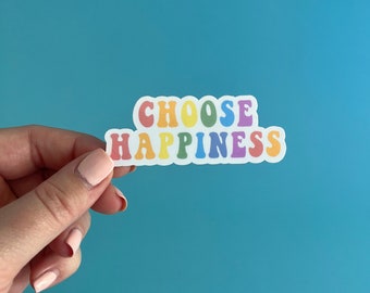 choose happiness sticker