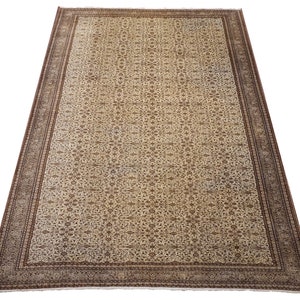11X15 Antique Fine Turkish Sivas Area Rug Hand-Knotted Wool Carpet, Circa 1930 (10&#39;6&quot; x 15&#39;2&quot;)