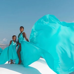 Flying Dress For Mom And Daughter| Flying Dress For Kids| Photography Dress| Photoshoot Dress| Wedding Dress| Flying Dress