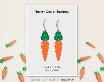 Bunny Ears Egg, Easter Earrings, Svg Dxf Pdf Png Formats, Cut File ...