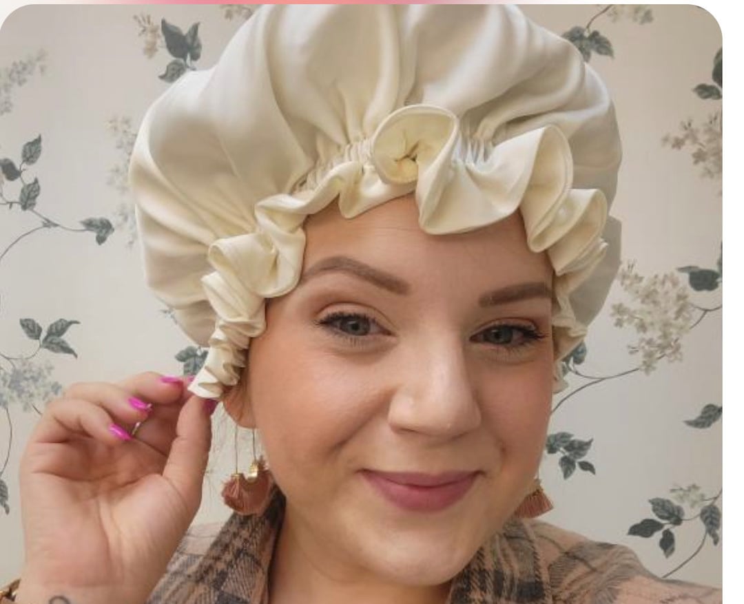 Silk Sleep Hair Cap for Women Mulberry Silk Headscarf, Hair Wrap