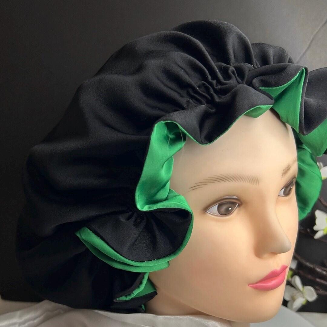 TWISTY Wave New World Cuffia di Seta per Capelli Ricci Rosa – Bonnet Seta Notte per Dormire, Protezione Ricci e Anti Crespo