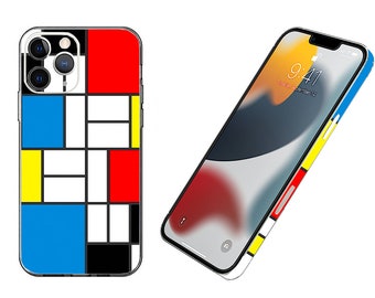 Mondrian Iphone Case Etsy