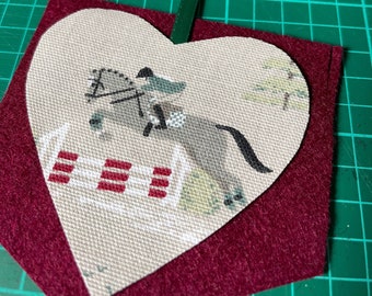 Sophie Allport Heart Decoration - Horse