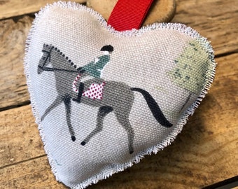 Sophie Allport Heart Decoration - Horse