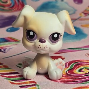 Figurine Littlest Pet Shop (LPS) - Chien Boxer N°83 De Hasbro - Occasion, Univers LPS, Animal Chien (et Non Chat)