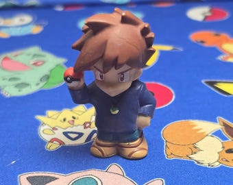 Pokemon Gary Oak Trainer Figure Finger Puppet 1996 Nintendo Bandai Vintage USA