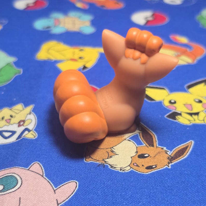 Pokemon Vulpix Figure Finger Puppet 2024 Nintendo Bandai PVC Japan Vintage USA image 3