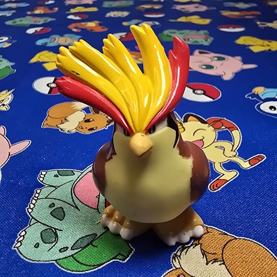 激レア　ポケモンキッズ　ピジョット　クリア　指人形　ポケモン　1997 ポケモン ピジョット フィギュア 指人形 1997年 バンダイ 任天堂