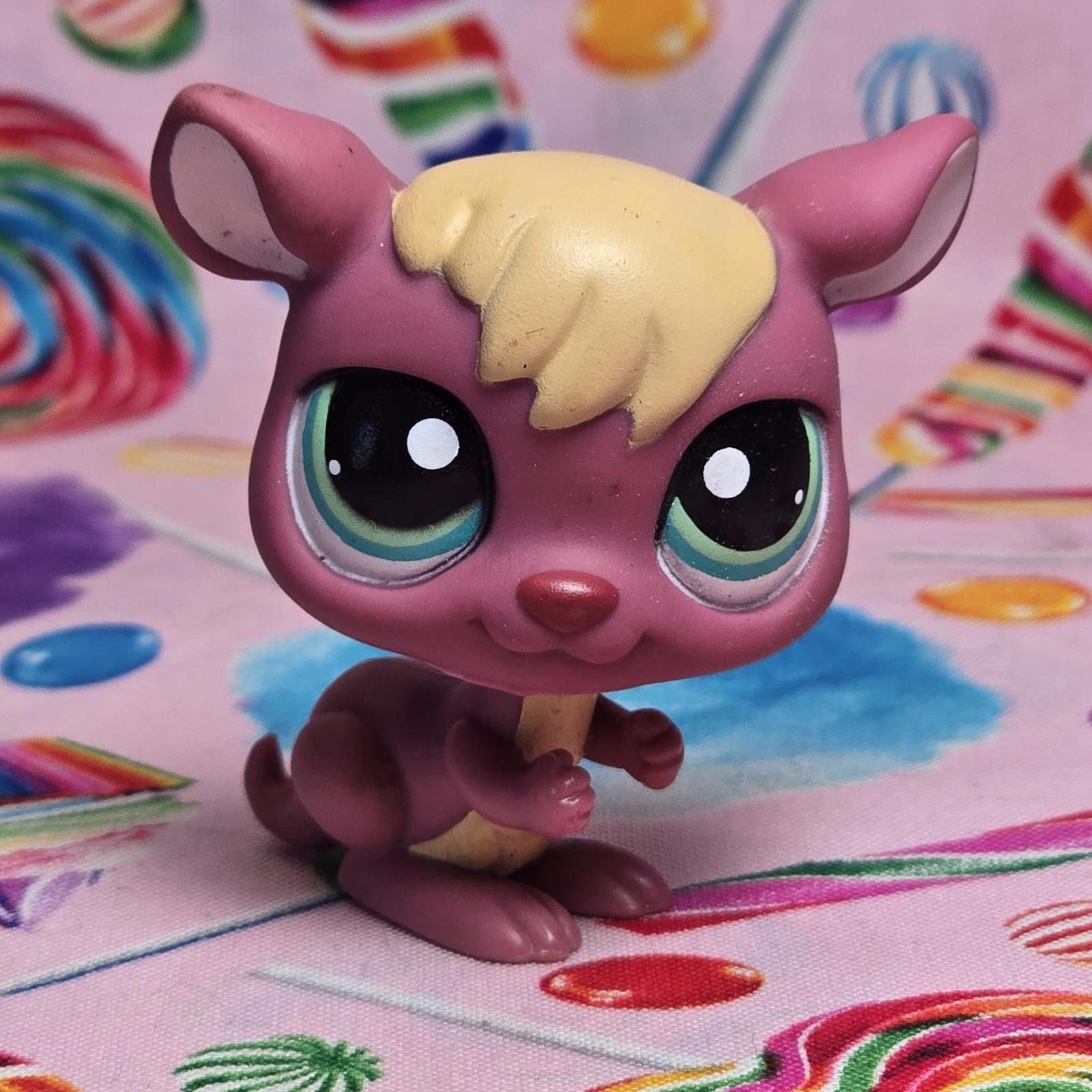 Figurine Littlest PetShop #1111 Kangourou Orange - Occasion Jouet Collection